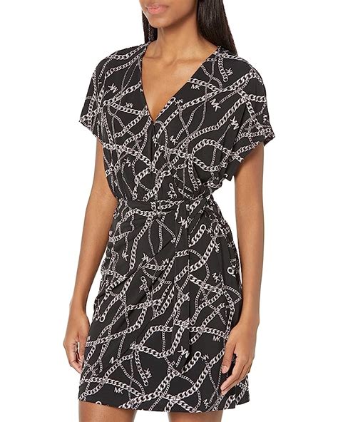 michael kors faux wrap dress